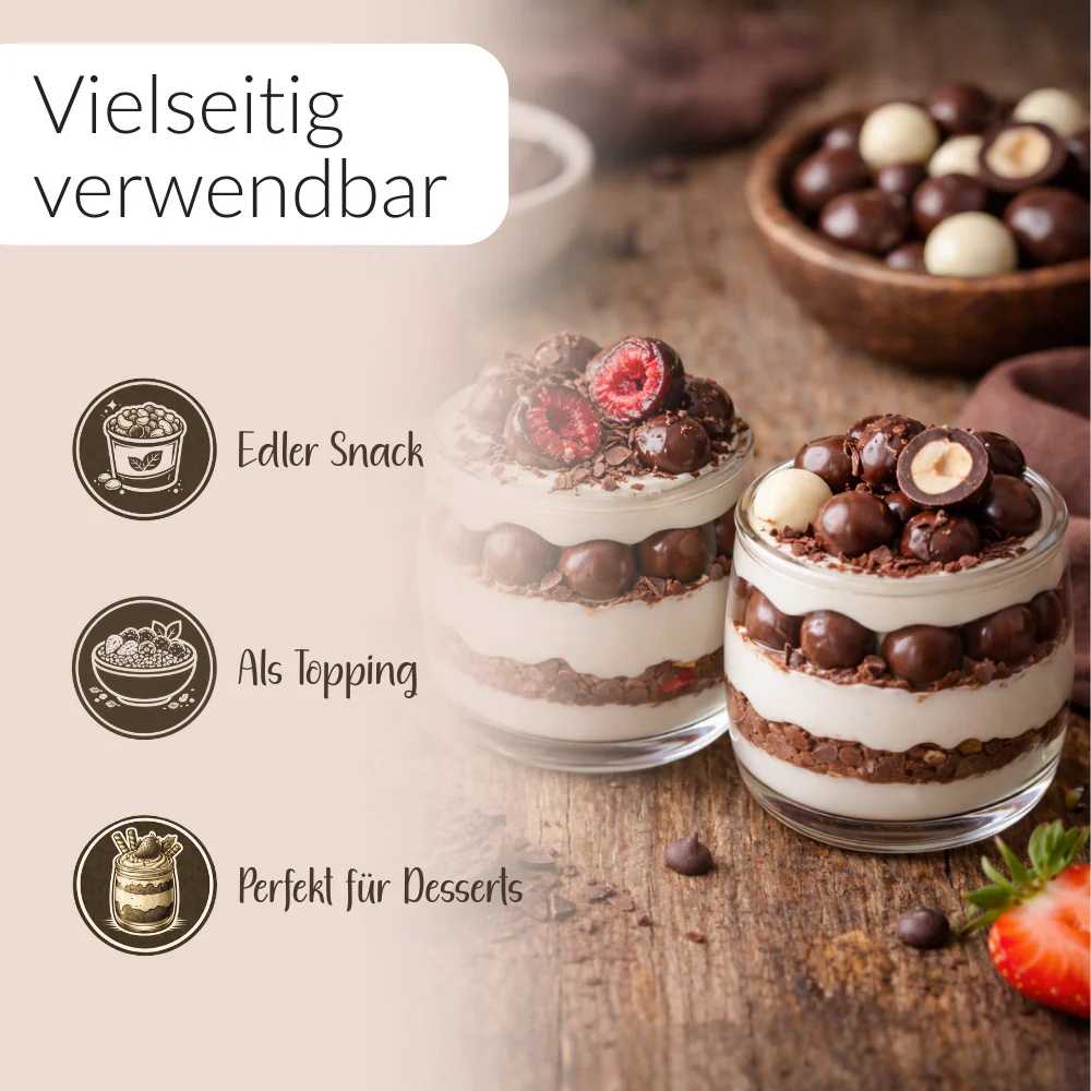 Trüffel-Pekannüsse – Vollmilchschokolade mit Kakaopulver - Image 4